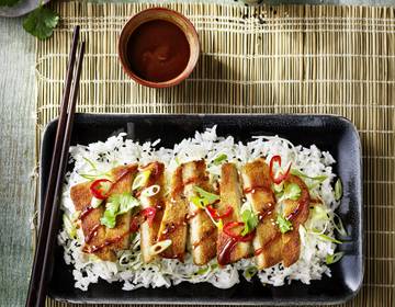 Vegane Schnitzel Tonkatsu Style Vegane Schnitzel Tonkatsu Style