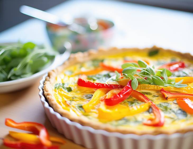 Gemüse-Quiche mit THOMY Les Sauces Hollandaise