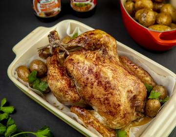 Teriyaki-Brathuhn mit Honig Teriyaki-Brathuhn mit Honig