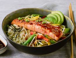 Lachs Teriyaki Bowl