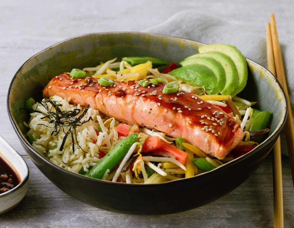Lachs Teriyaki Bowl Lachs Teriyaki Bowl