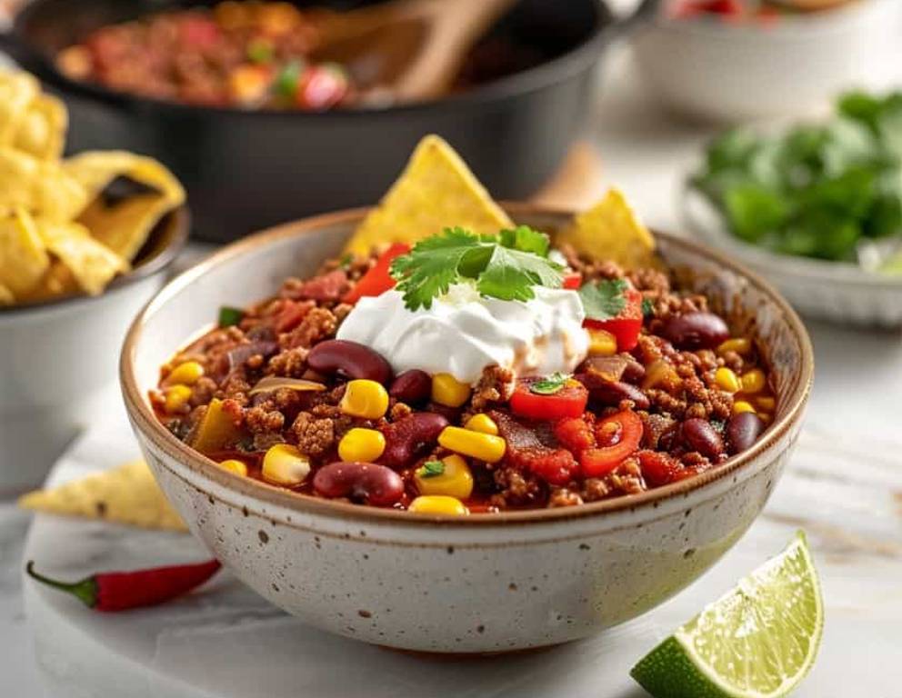 Chili con carne - einfach & schnell Chili con carne - einfach & schnell