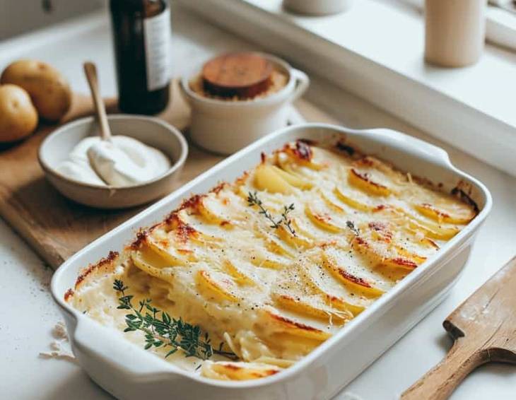 Kartoffelgratin - einfach & schnell Kartoffelgratin - einfach & schnell