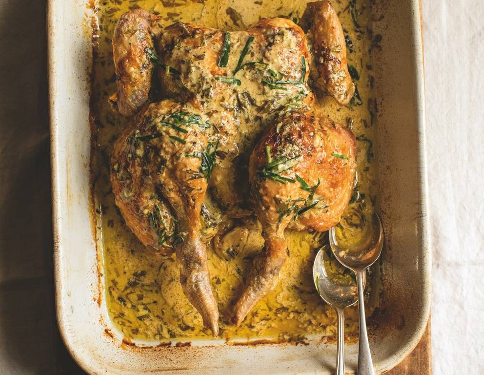 Grandioses Estragon-Brathähnchen von Julius Roberts Grandioses Estragon-Brathähnchen von Julius Roberts