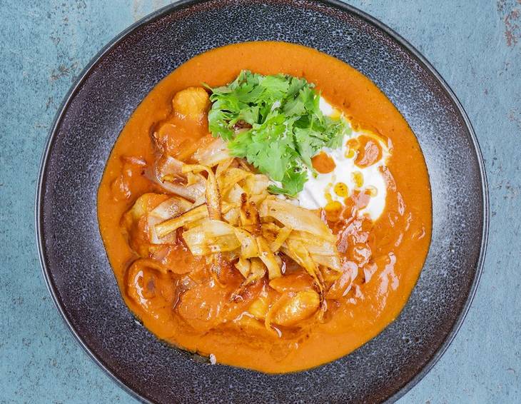 Butter-Chicken mit Schwarzwurzeln Butter-Chicken mit Schwarzwurzeln