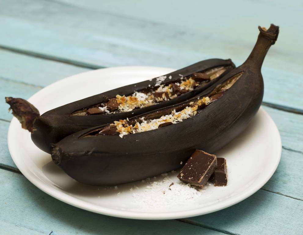 Gegrillte Schokobanane Gegrillte Schokobanane