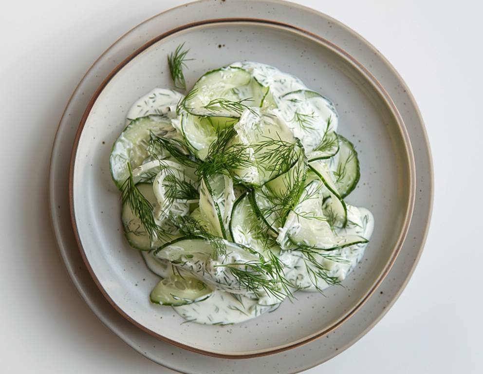 Rahm-Gurkensalat Rahm-Gurkensalat