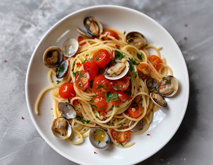 Spaghetti Vongole – Mediterraner Genuss mit Venusmuscheln Spaghetti Vongole – Mediterraner Genuss mit Venusmuscheln