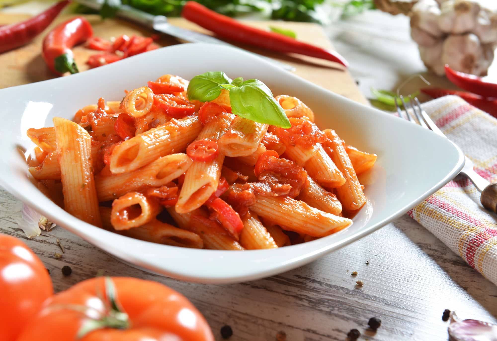 Penne all' arrabbiata