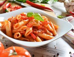Penne all' arrabbiata Penne all' arrabbiata