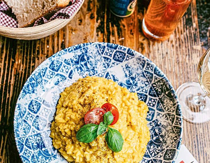 Risotto Milanese vom Kultitaliener L'Osteria Risotto Milanese vom Kultitaliener L'Osteria