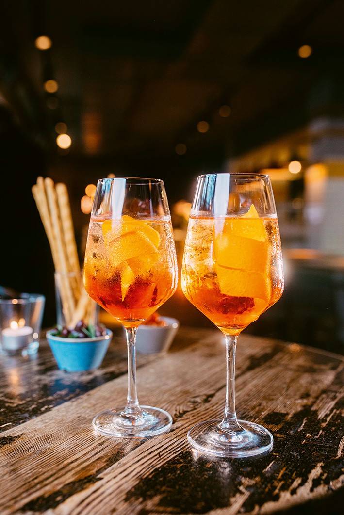 Aperol Spritz vom Kultitaliener L'Osteria