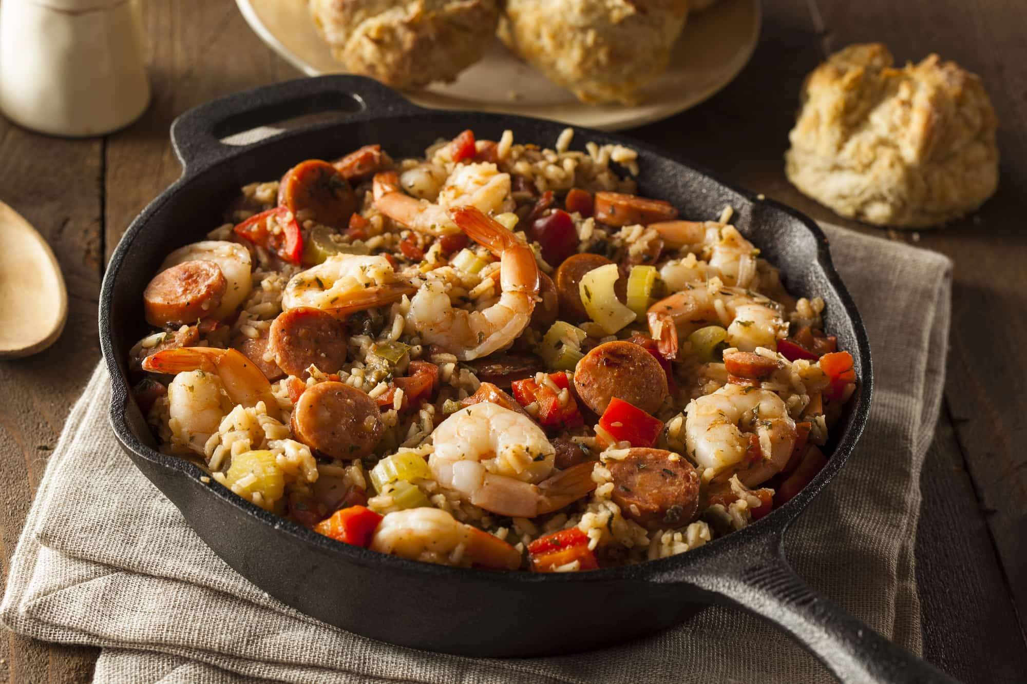 Jambalaya (Kreolischer Hühnertopf)