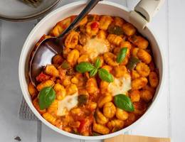 Gnocchi in cremiger Letscho Sauce Gnocchi in cremiger Letscho Sauce