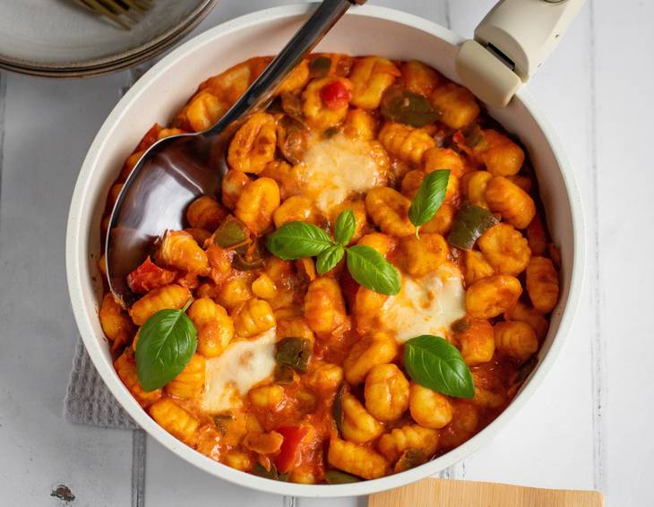 Gnocchi in cremiger Letscho Sauce Gnocchi in cremiger Letscho Sauce