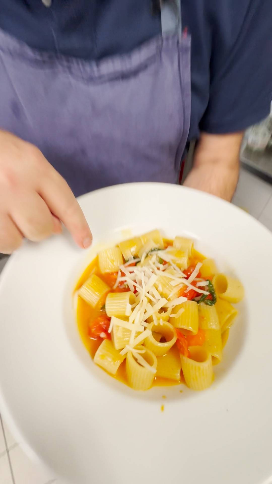 Sepp, was machst du? Pasta mit verschiedenen Tomaten