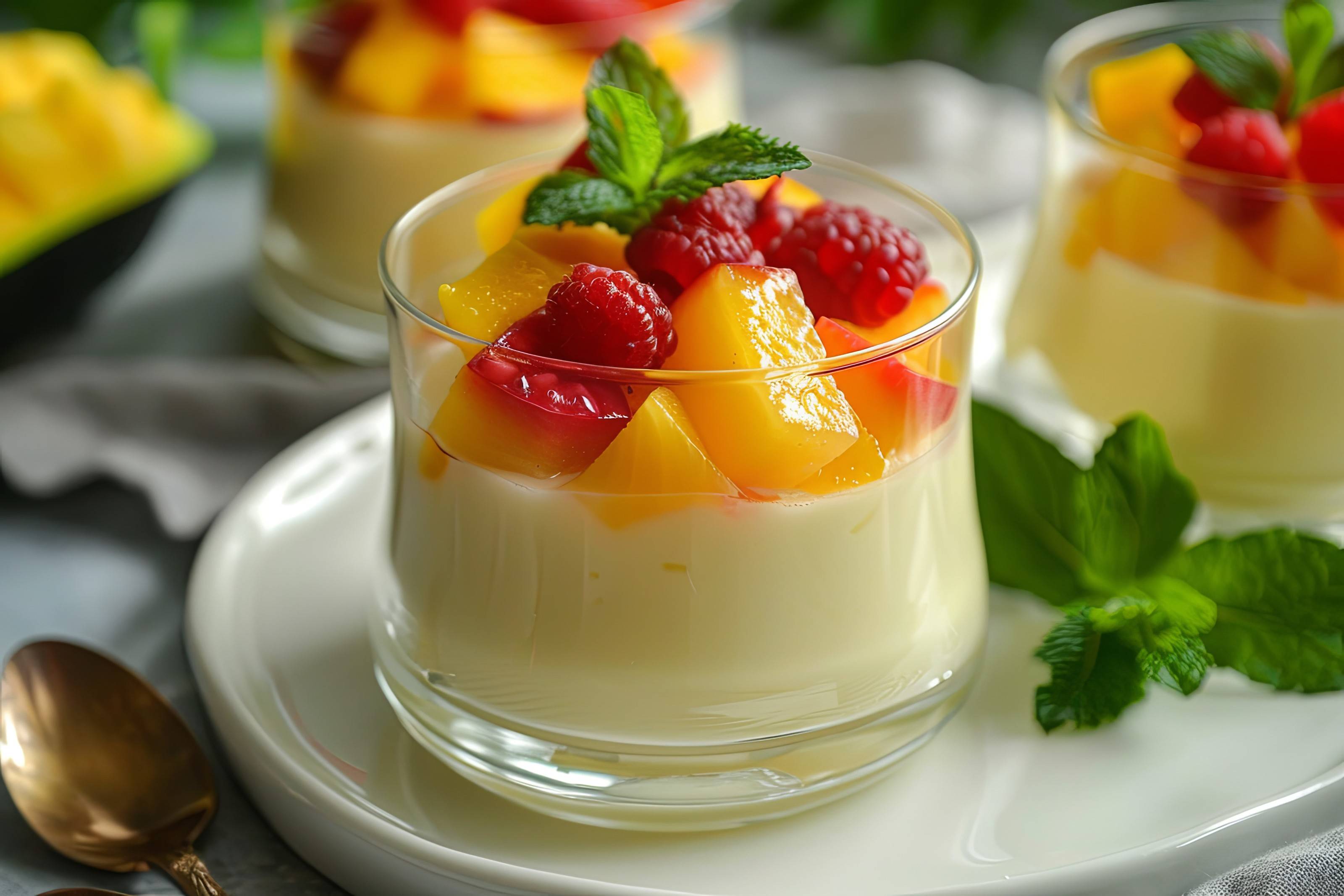 Fruchtiger Dessert Genuss im Glas Rezept - ichkoche.de Fruchtiger Dessert Genuss im Glas Rezept - ichkoche.de