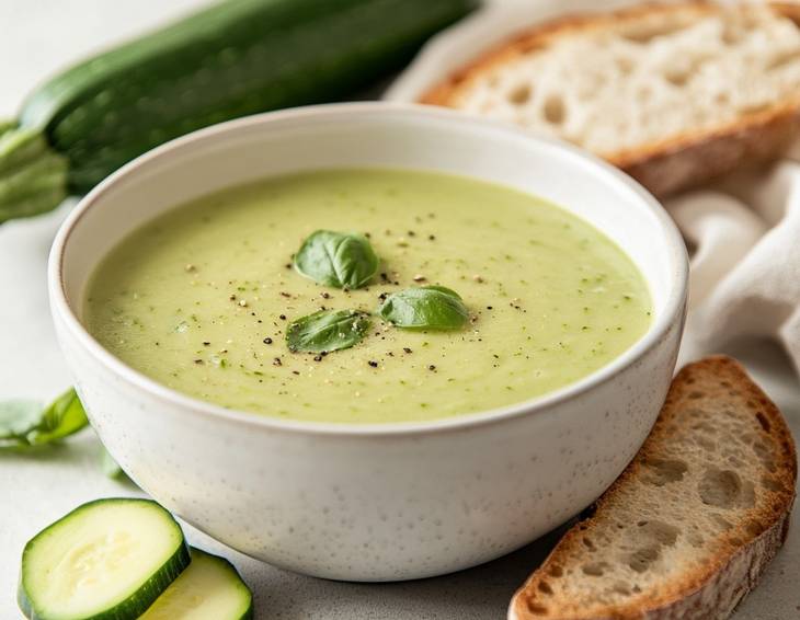 Zucchinicremesuppe Zucchinicremesuppe
