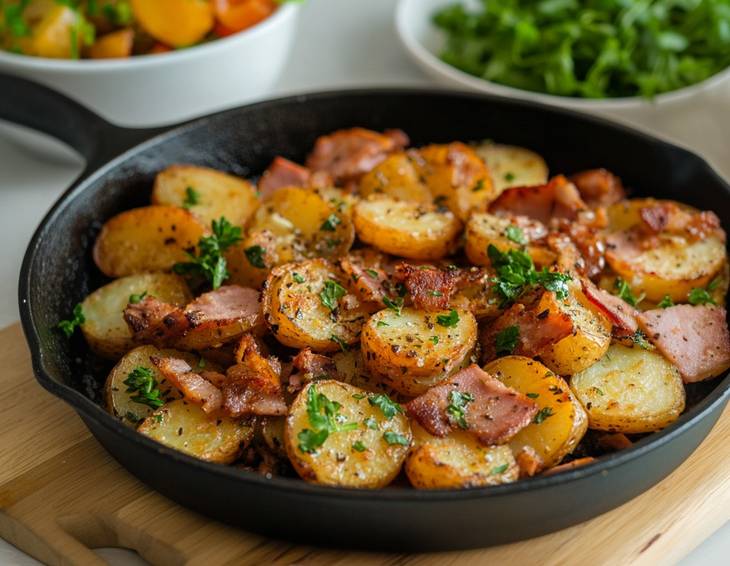 Erdäpfel-Schinken Gröstl Erdäpfel-Schinken Gröstl