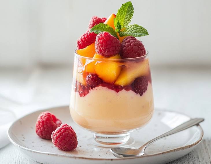 Fruchtiger Dessert Genuss im Glas Fruchtiger Dessert Genuss im Glas