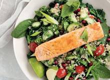 Lachs mit Quinoa Tabouleh Lachs mit Quinoa Tabouleh