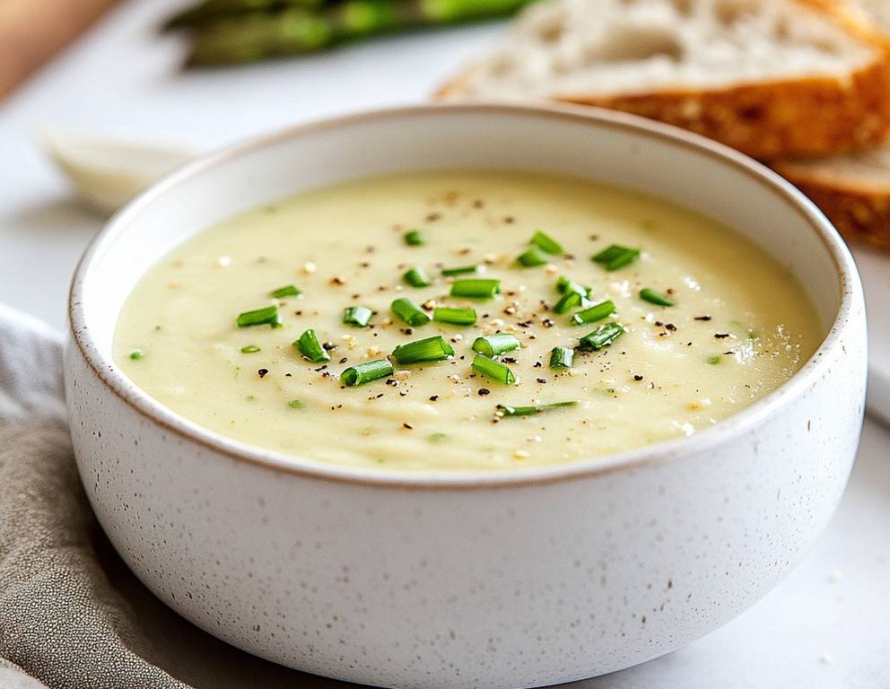 Spargelcremesuppe Spargelcremesuppe