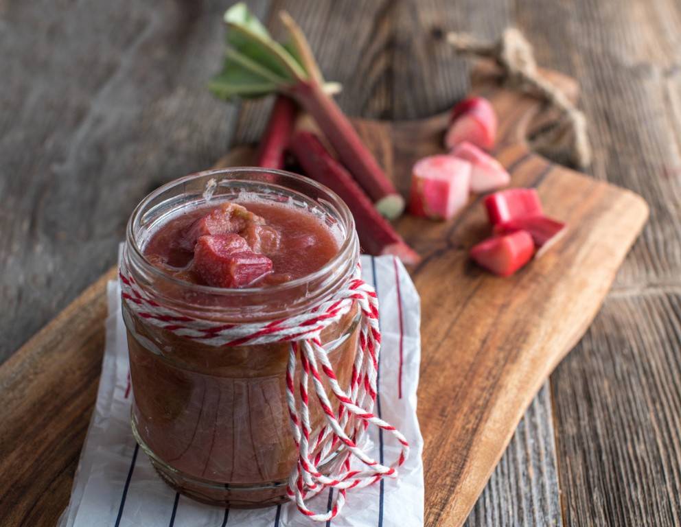 Feines Rhabarberkompott Feines Rhabarberkompott