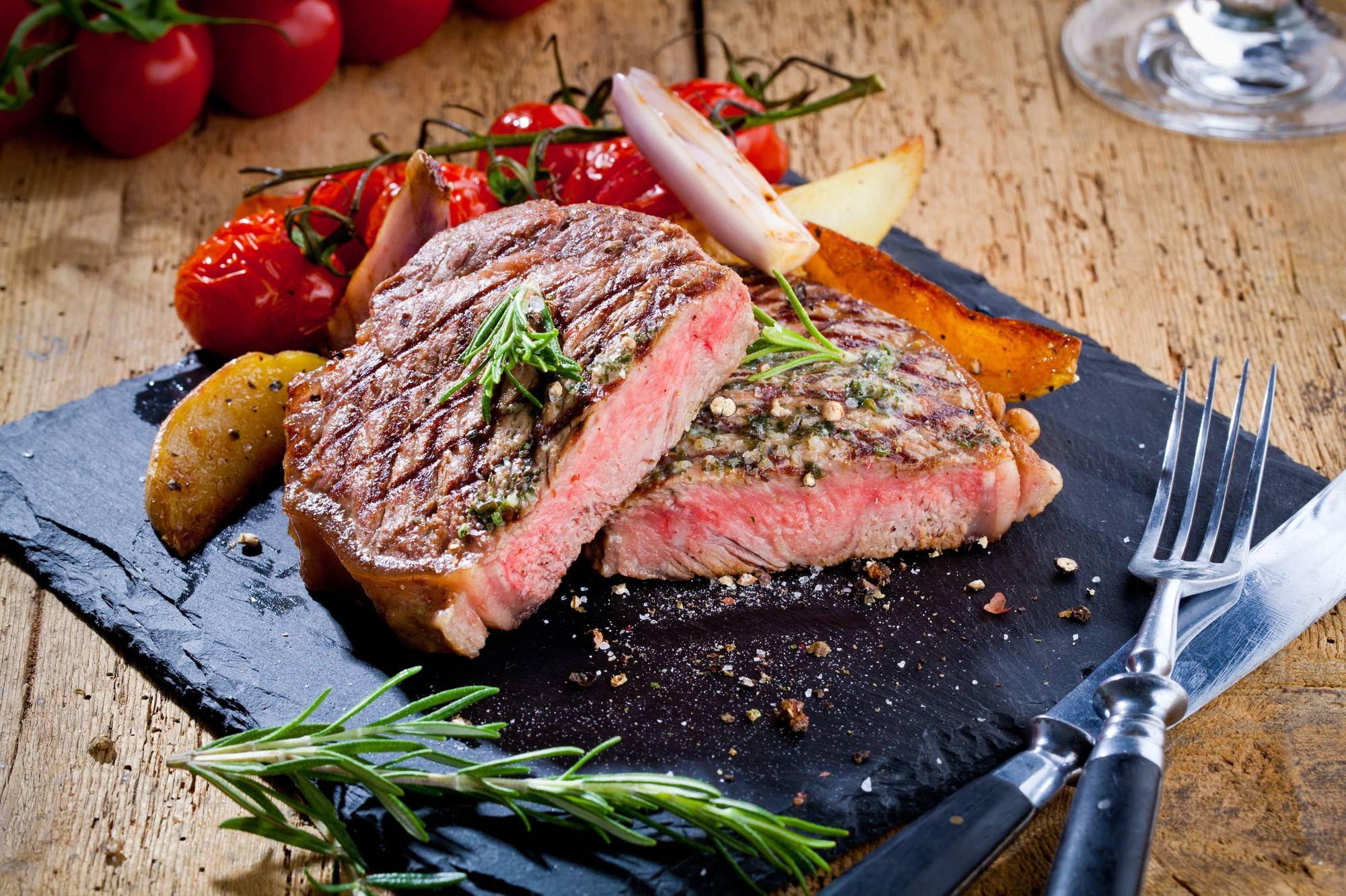 Gegrilltes Steak