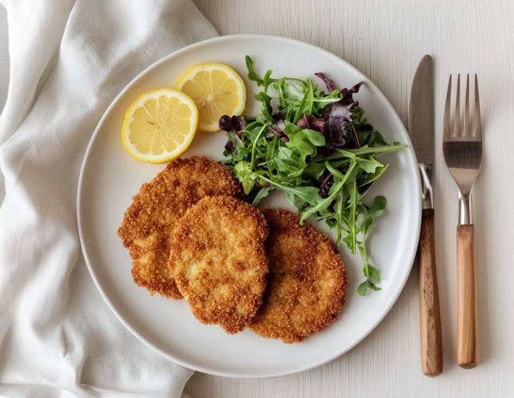 Panierte Minutensteaks Panierte Minutensteaks