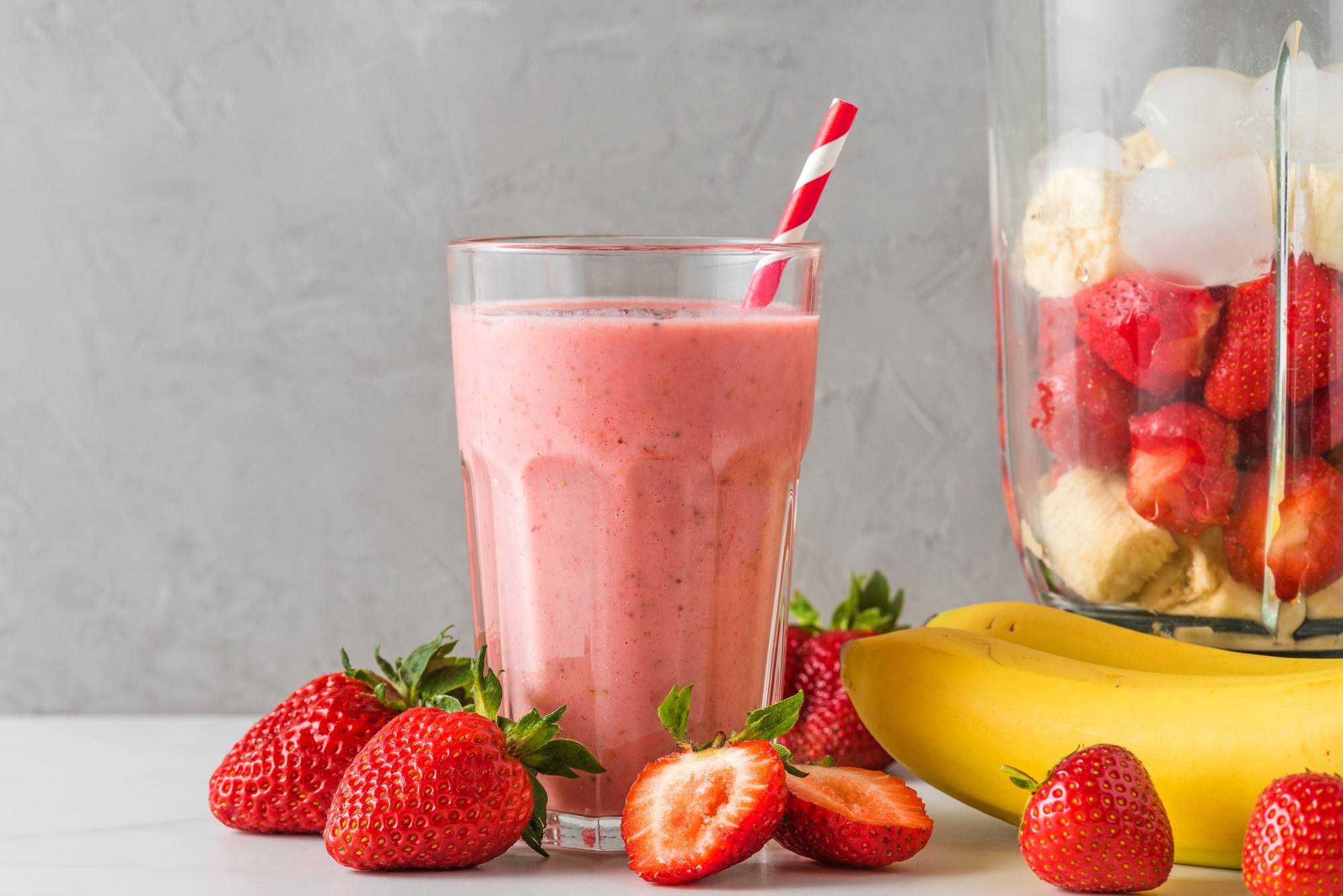 Erdbeer-Bananen-Shake