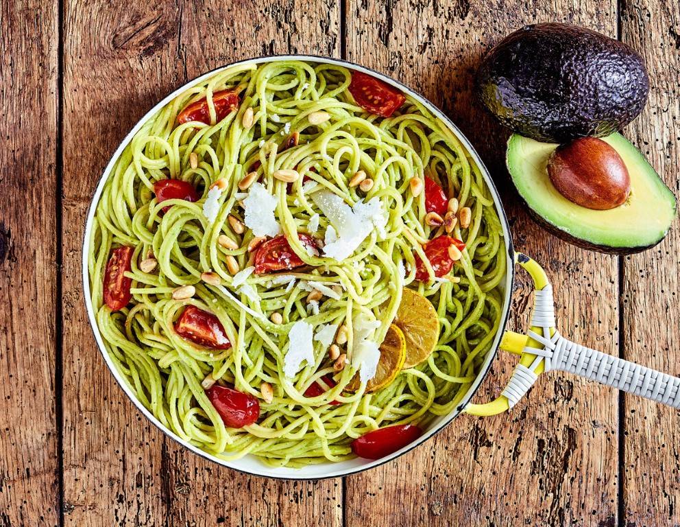 Spaghetti à la Guacamole