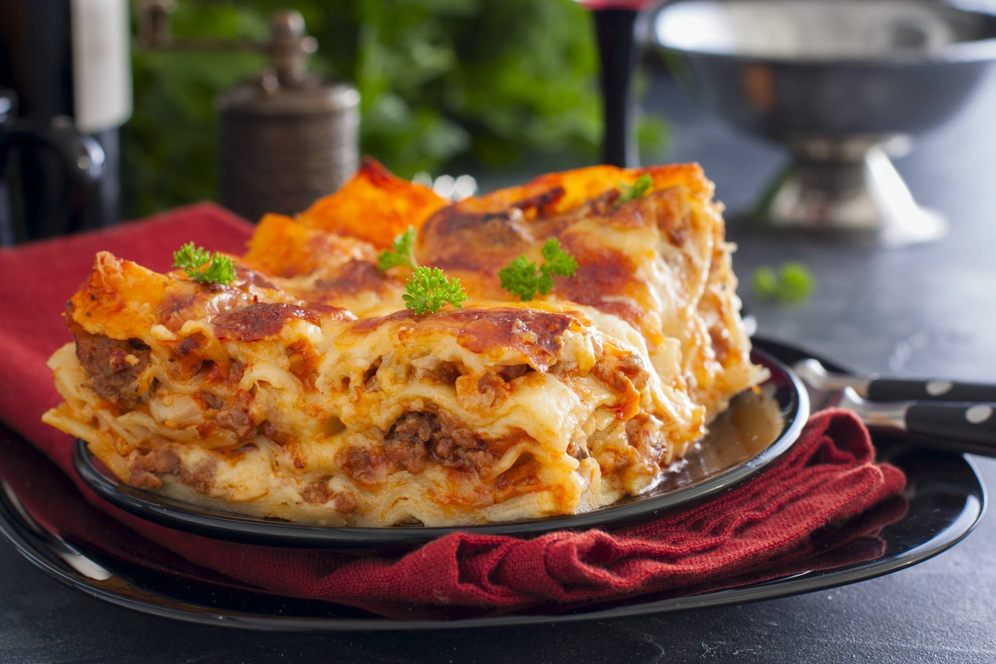 Lasagne aus der Heißluftfritteuse