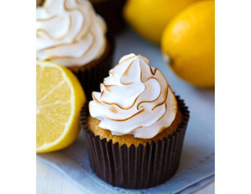 Zitronen Baiser Cupcakes