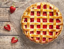 Knusprige Erdbeertarte Knusprige Erdbeertarte