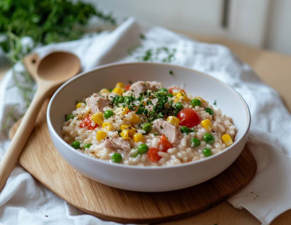Thunfisch-Gemüse-Risotto