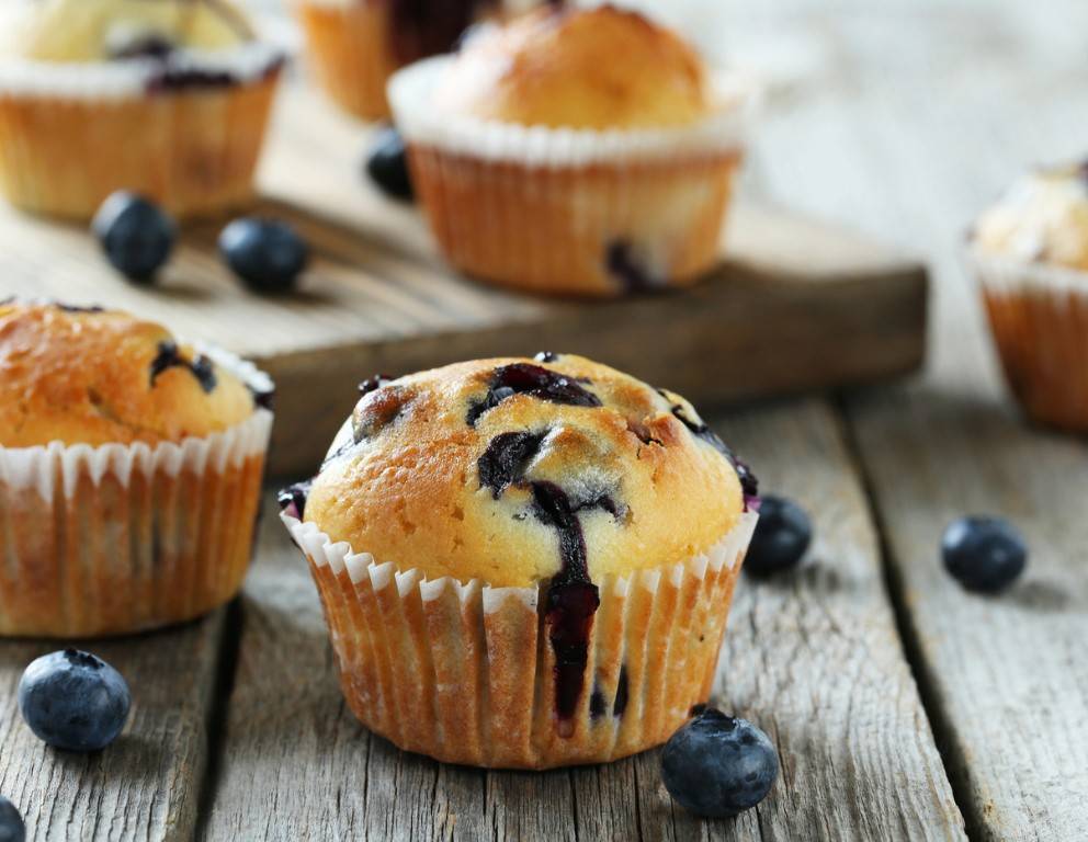 Heidelbeermuffins