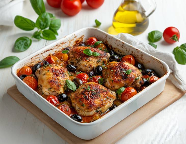Huhn mit Paradeisern und Oregano Huhn mit Paradeisern und Oregano