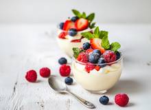 Topfencreme mit Früchten Topfencreme mit Früchten