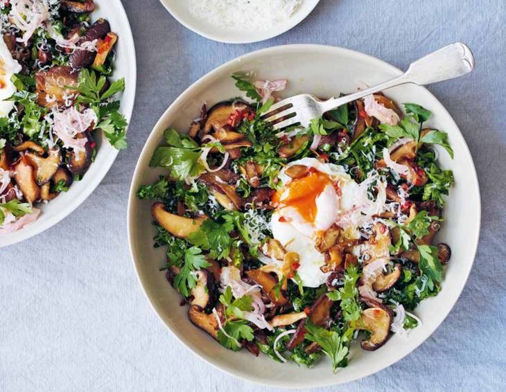 Pilz-Grünkohl-Salat Pilz-Grünkohl-Salat