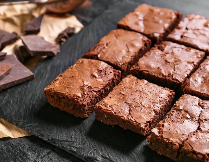 Brownies aus der Heißluftfritteuse Brownies aus der Heißluftfritteuse