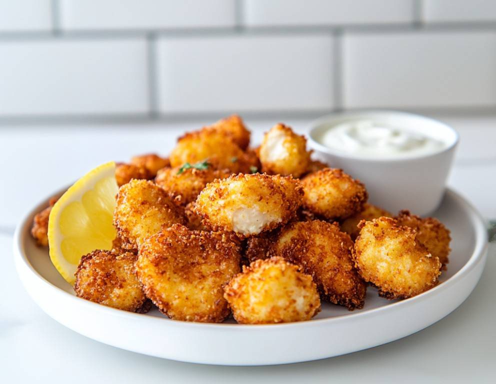 Mediterrane Chicken Nuggets aus der Heißluftfritteuse Mediterrane Chicken Nuggets aus der Heißluftfritteuse