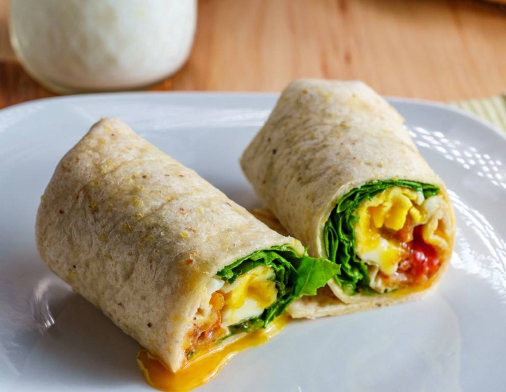 Breakfast Wraps aus der Heißluftfritteuse