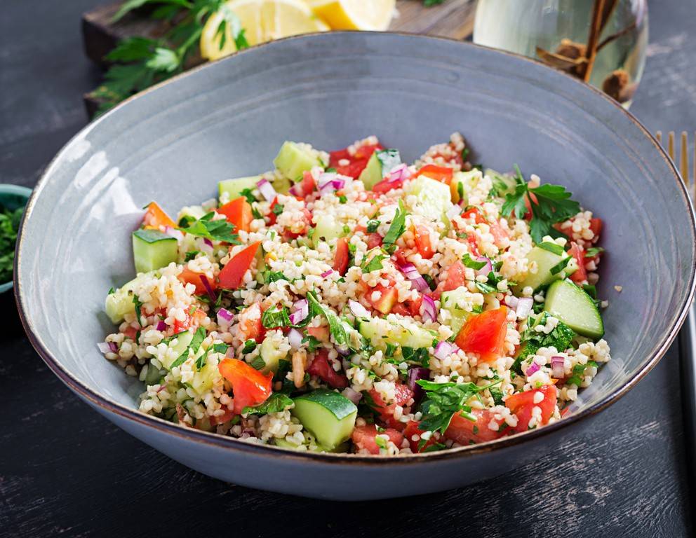 Taboulé – Bulgursalat mit frischen Kräutern