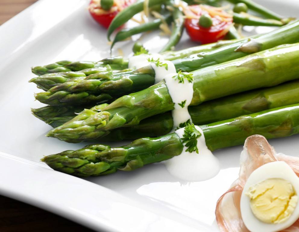 Spargel aus dem Dampfgarer