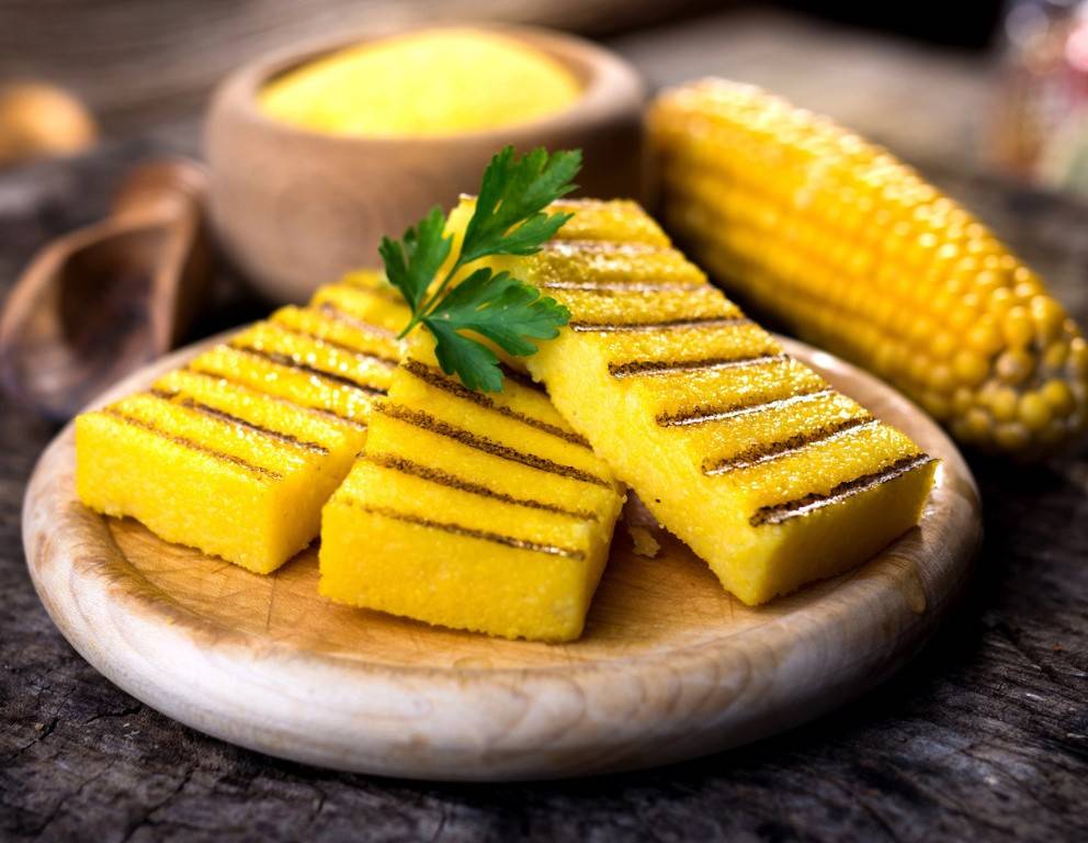 Gegrillte Polenta