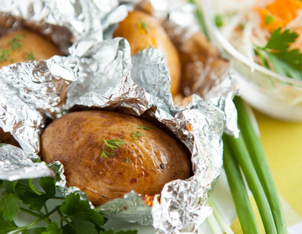 Gegrillte Kartoffel