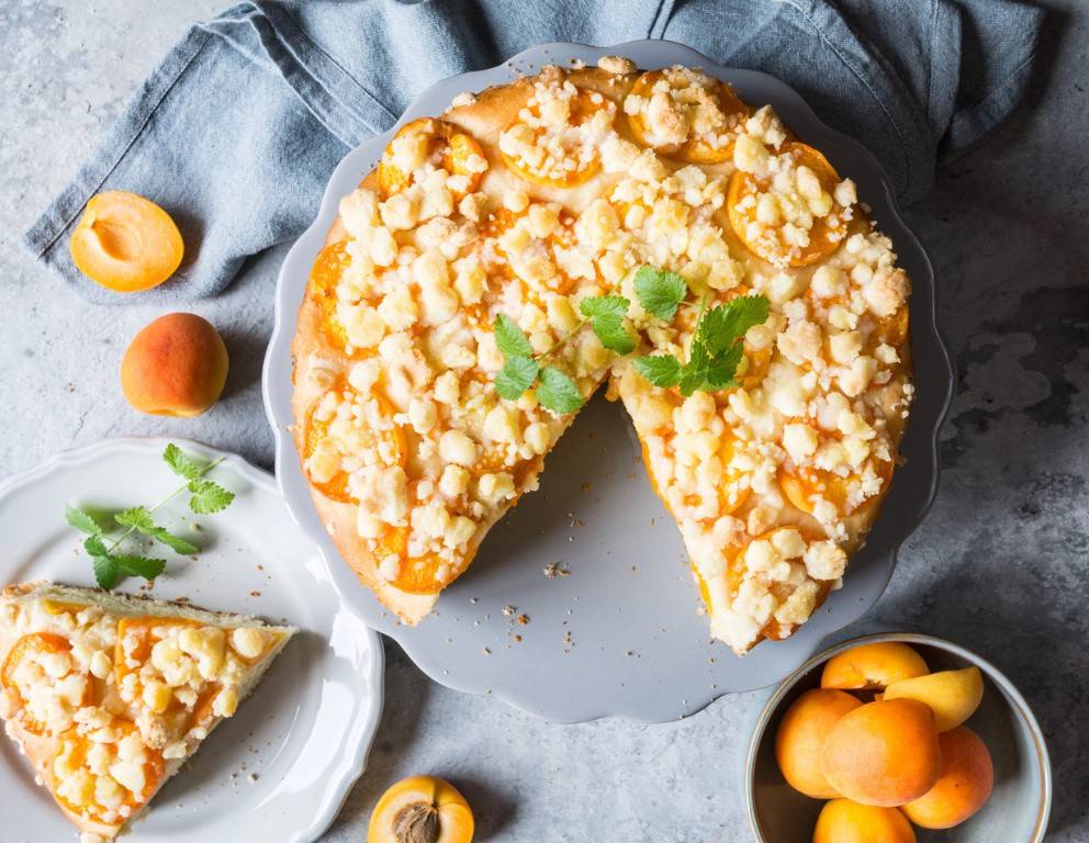 Marillenstreuselkuchen