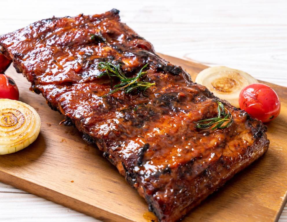 Spareribs mit Honig-Chilibeize