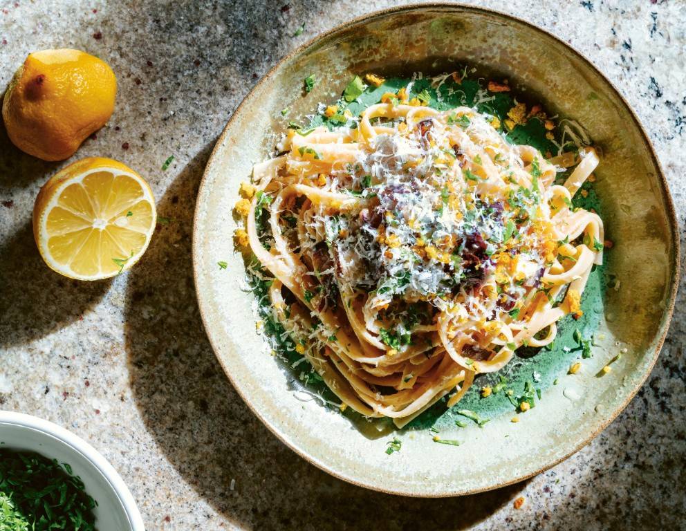 Pasta mit Radicchio und Walnüssen