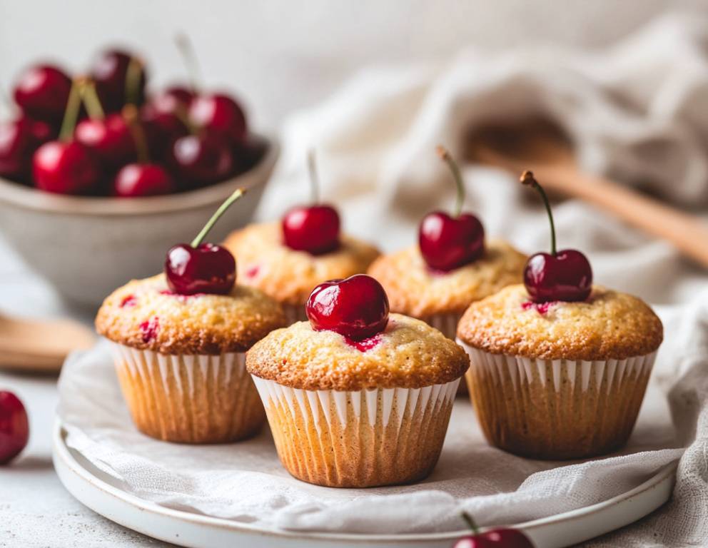 Kirschen-Muffins